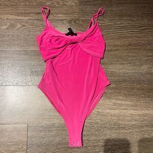 Forever 21 Hot Pink Bodysuit. Great condition, hardly worn